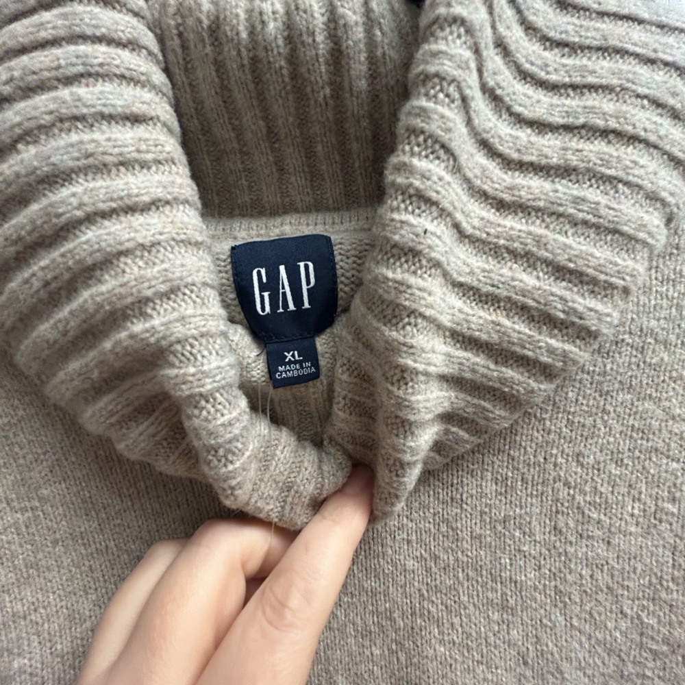 CashSoft Turtleneck Mini Sweater Dress